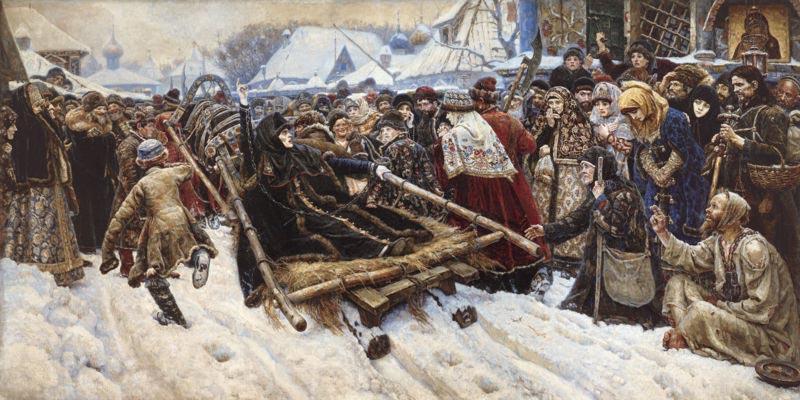 Vasily Surikov Feodosia Morozova Norge oil painting art